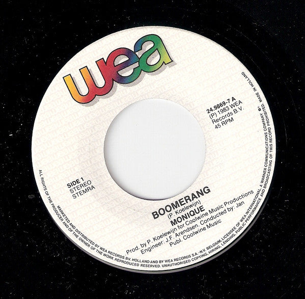 Monique (66) : Boomerang (7")