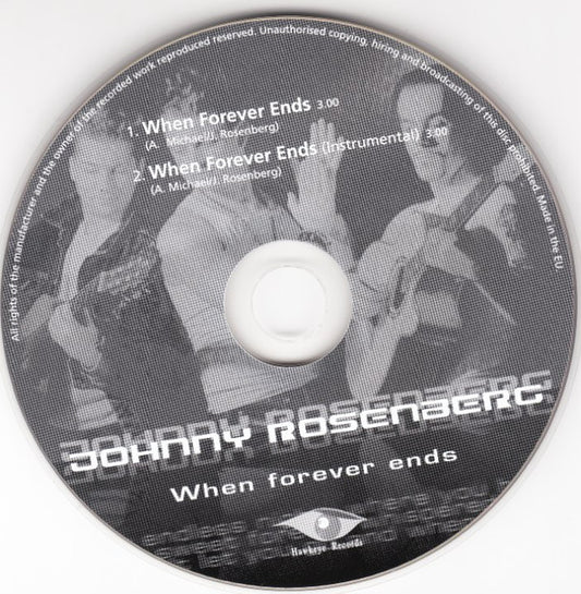 Johnny Rosenberg : When Forever Ends (CD, Single)