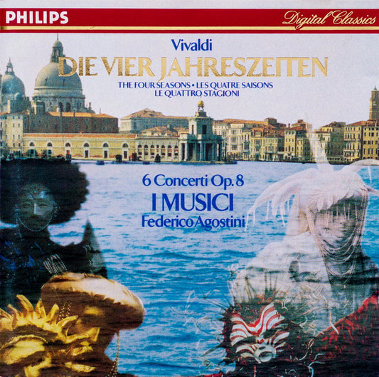 Antonio Vivaldi, I Musici, Federico Agostini : Die Vier Jahreszeiten (6 Concerti Op. 8) (CD, Album, RP)