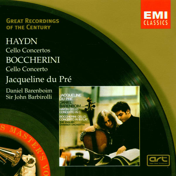 Joseph Haydn, Luigi Boccherini - Jacqueline du Pré, Daniel Barenboim, Sir John Barbirolli : Cello Concertos (CD, Comp, RE, RM)