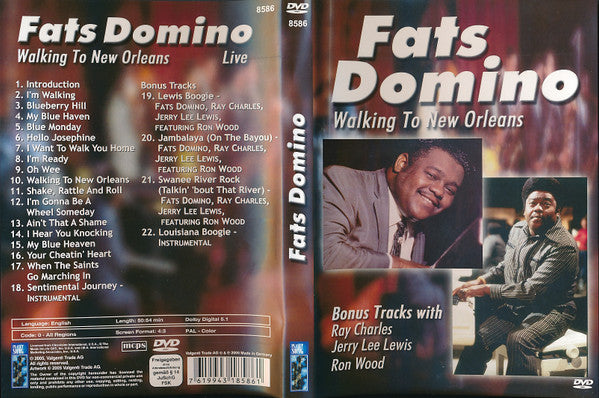 Fats Domino : Walking To New Orleans (DVD, PAL, Cod)