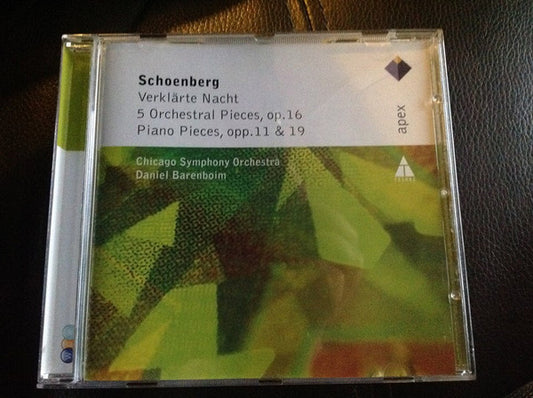 Arnold Schoenberg, Chicago Symphony Orchestra, Daniel Barenboim : Verklarte Nacht / 5 Orchestral Pieces Op. 16 - Piano Pieces Opp.11 & 19 (CD, Album)
