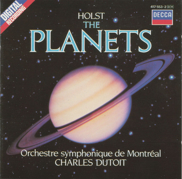 Holst* – Charles Dutoit, Orchestre symphonique de Montréal : The Planets (CD, Album)