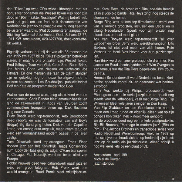 Various : Jazz Behind The Dikes Part 2 (CD, Comp)