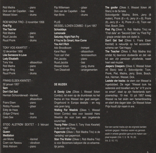 Various : Jazz Behind The Dikes Part 2 (CD, Comp)