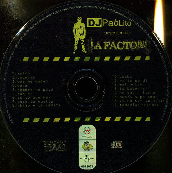 La Factoría : DJ Pablito Presenta La Factoría (CD, Album)