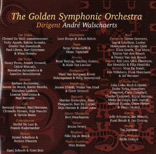 Helmut Lotti Met Golden Symphonic Orchestra : Out Of Africa (CD, Album)