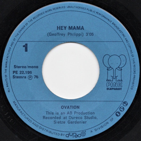 Ovation (5) : Hey Mama (7")