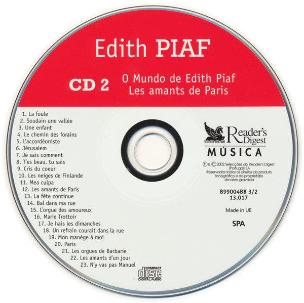 Edith Piaf : Edith Piaf (3xCD, Comp, Club)