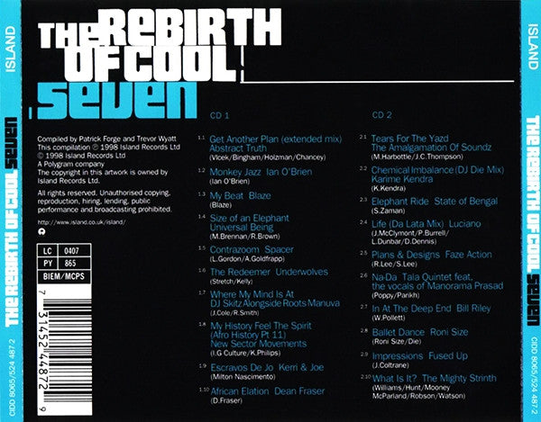 Various : The Rebirth Of Cool Seven (2xCD, Comp)