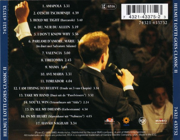Helmut Lotti : Helmut Lotti Goes Classic II (CD, Album)