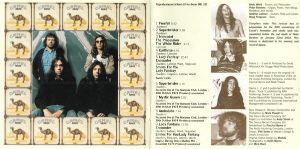 Camel : Mirage (CD, Album, RE, RM)