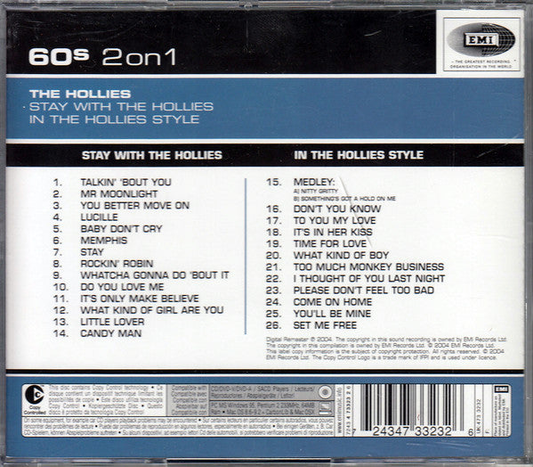 The Hollies : Stay With The Hollies / In The Hollies Style (CD, Comp, Mono, RM, Cop)