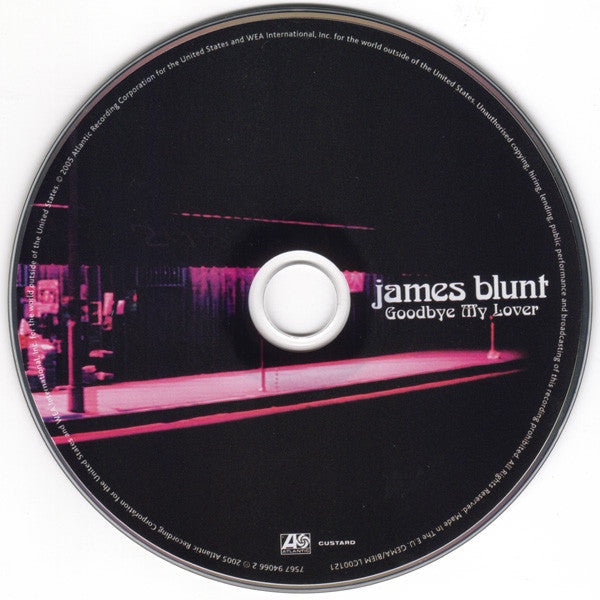 James Blunt : Goodbye My Lover (CD, Single)