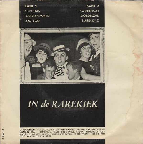 Delfts Studenten Cabaret : In De Rarekiek (7", EP)