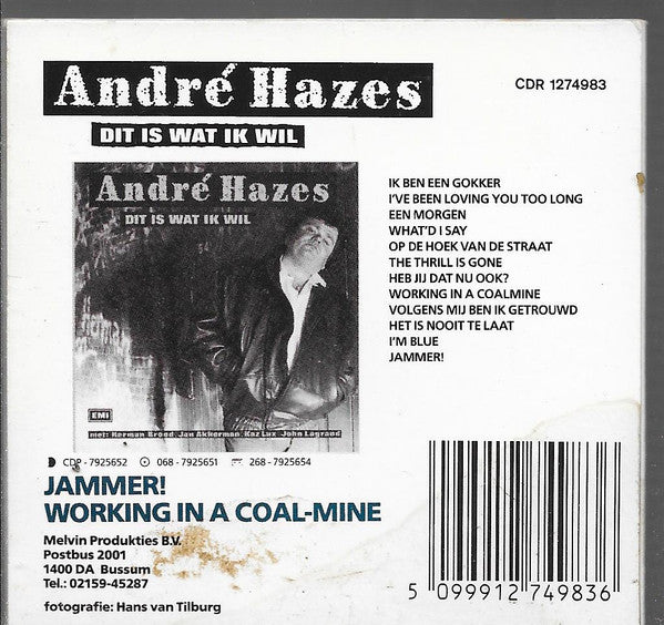 André Hazes : Jammer! (CD, Single)