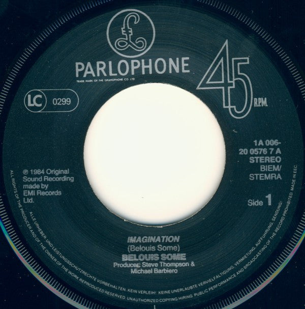 Belouis Some : Imagination (7", Single)