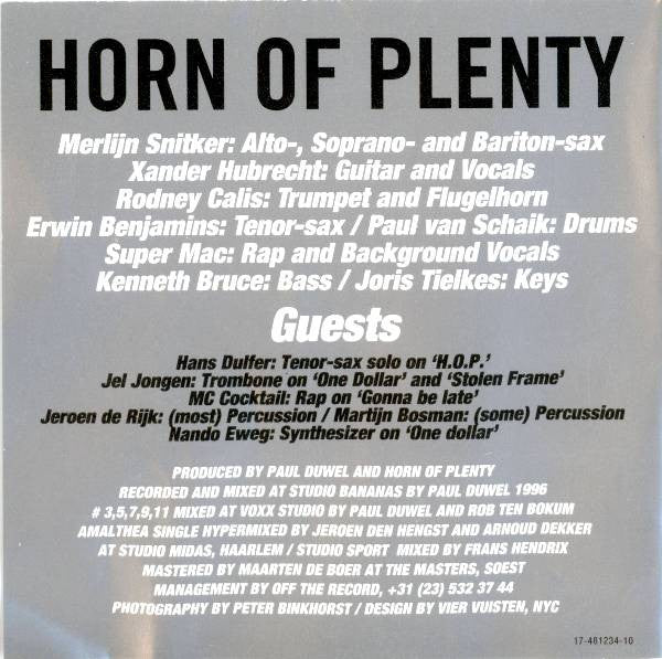 Horn Of Plenty : Horn Of Plenty (CD, Album)