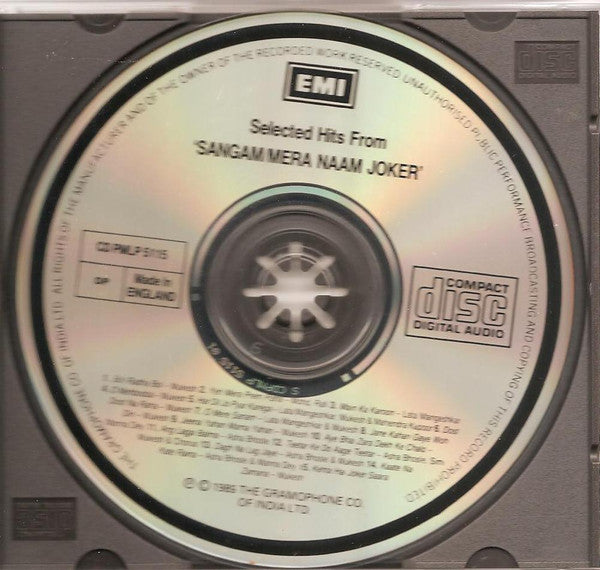 Shankar-Jaikishan : Selected Hits From Sangam / Mera Naam Joker (CD, Comp)