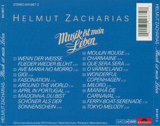 Helmut Zacharias : Musik Ist Mein Leben (CD, Comp)