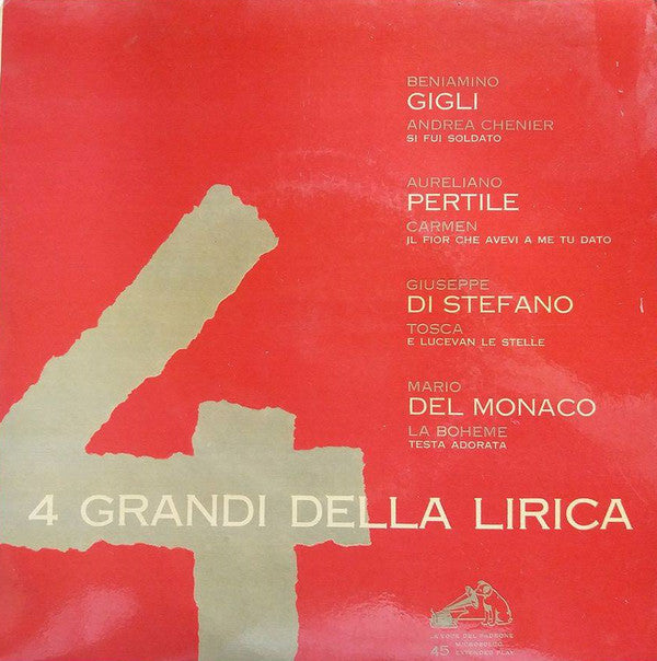 Various : 4 Grandi Della Lirica (7", EP)