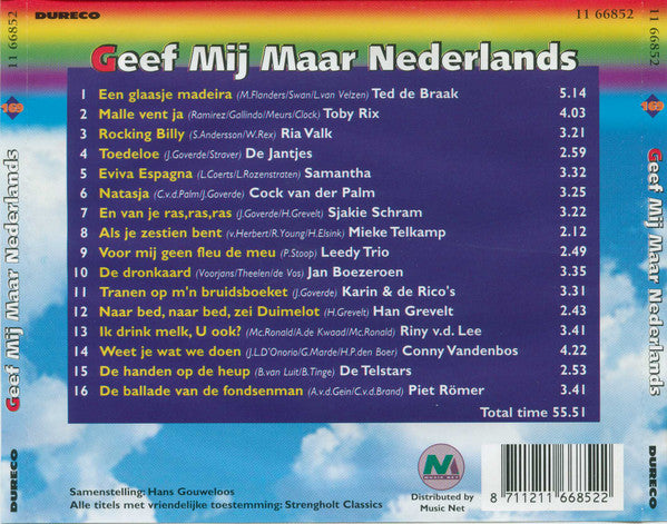 Various : Geef Mij Maar Nederlands (CD, Comp)