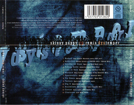 Skinny Puppy : Remix Dystemper (CD, Album)