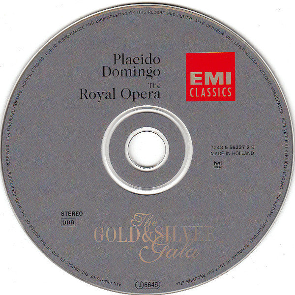 Placido Domingo, Orchestra Of The Royal Opera House, Covent Garden, Asher Fisch : The Gold & Silver Gala (CD, Album)
