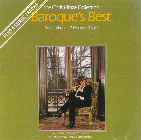 Chris Hinze : Baroque's Best - The Chris Hinze Collection - Bach Mozart Telemann Vivaldi (CD, Album)
