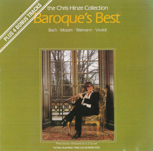 Chris Hinze : Baroque's Best - The Chris Hinze Collection - Bach Mozart Telemann Vivaldi (CD, Album)