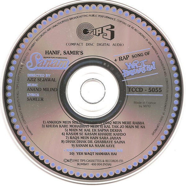 Anand Milind : Sanam (CD)