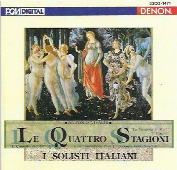 Antonio Vivaldi, I Solisti Italiani : Le Quattro Stagioni (CD, Album)
