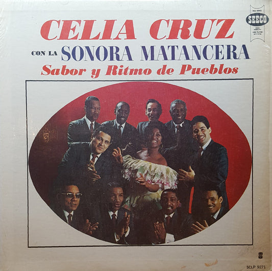 Celia Cruz Con La Sonora Matancera : Sabor Y Ritmo De Pueblos (LP, Album, RP)