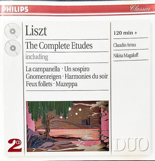 Franz Liszt - Claudio Arrau, Nikita Magaloff : The Complete Etudes (2xCD, Comp, RE, RM)