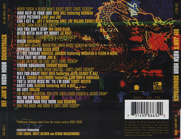 Various : Def Jam's Rush Hour Soundtrack (CD, Comp)