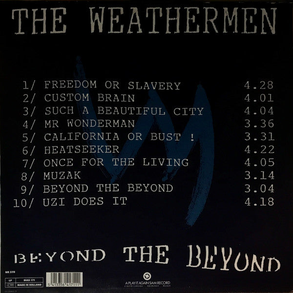 The Weathermen : Beyond The Beyond (LP, Album)