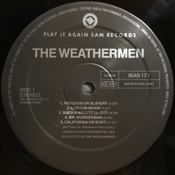 The Weathermen : Beyond The Beyond (LP, Album)
