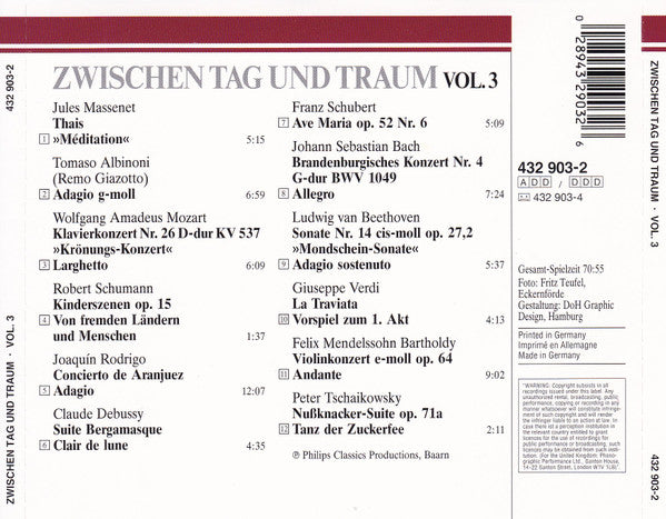 Various : Zwischen Tag und Traum Vol. 3 (CD, Comp)