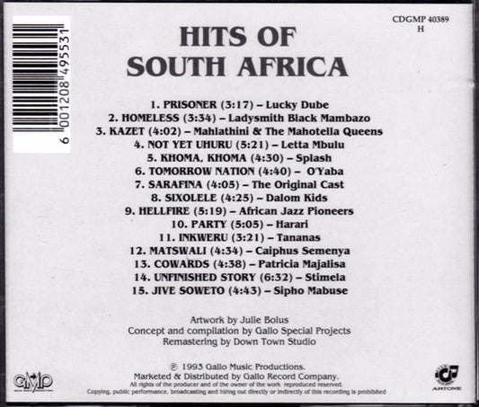 Various : Hits Of South Africa (CD, Comp)