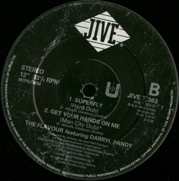 The Flavour : Get Your Hands On Me (12")