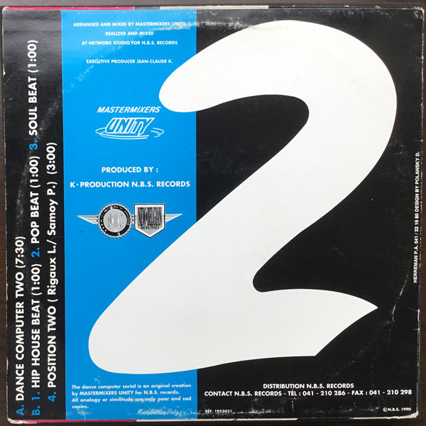 Mastermixers Unity : Dance Computer 2 (12", P/Mixed, RP)