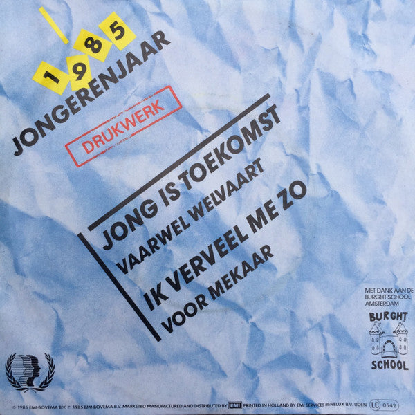 Drukwerk : 1985 Jongerenjaar (7", EP)