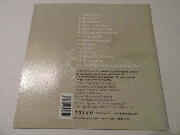 Jude (4) : Redemption (CD, Album, Promo, Car)