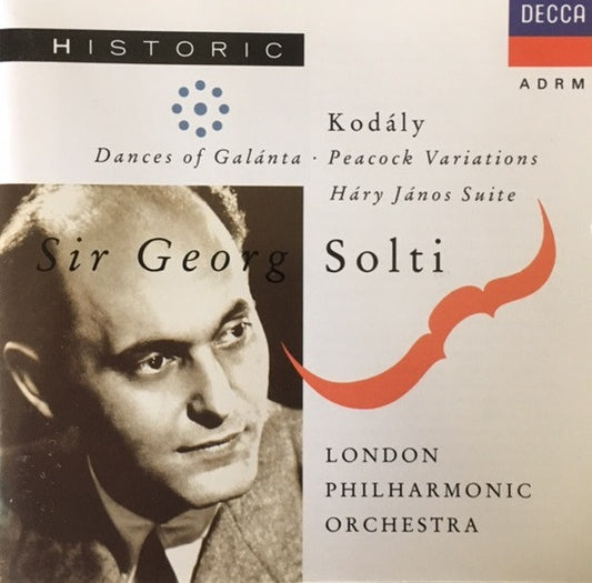 Zoltán Kodály / Georg Solti, London Philharmonic Orchestra : Dances Of Galánta / Peacock Variations / Háry János Suite  (CD, Comp, Mono, RM)