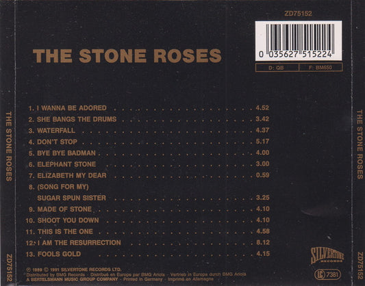 The Stone Roses : The Stone Roses (CD, Album, RE)