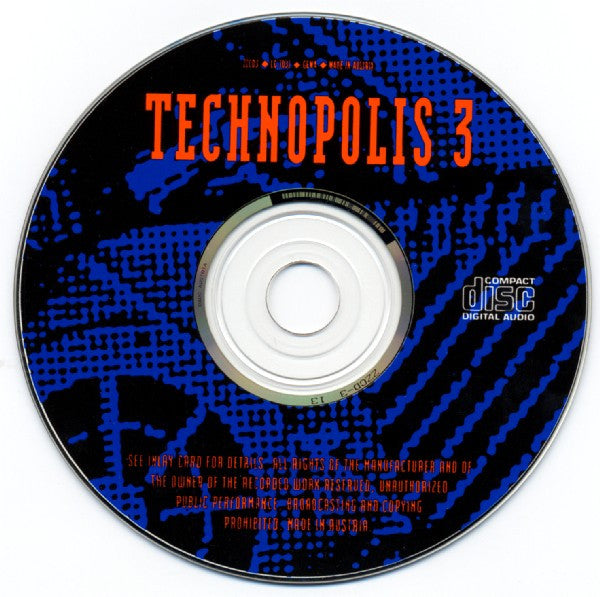 Various : Technopolis 3 (CD, Comp)