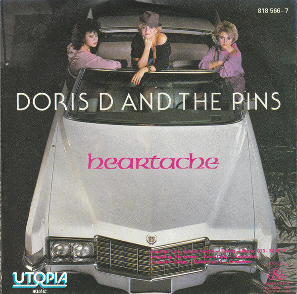 Doris D And The Pins : Heartache (7", Single)