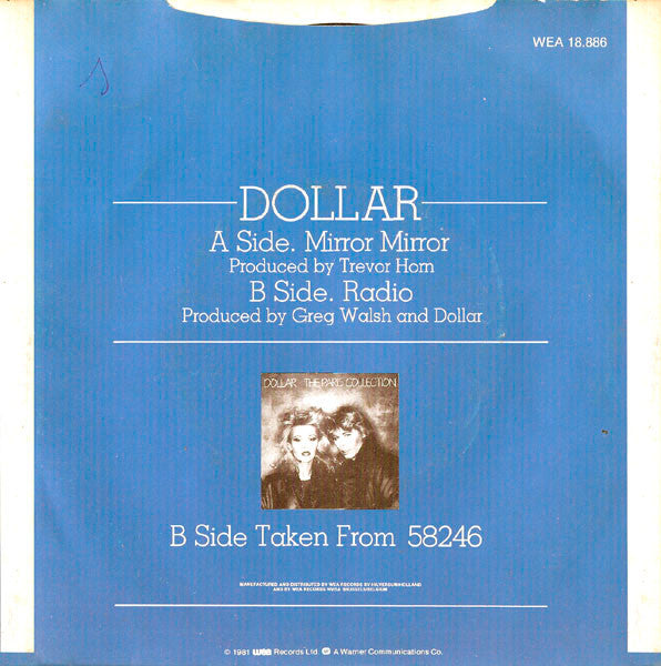 Dollar : Mirror Mirror (7", Single)