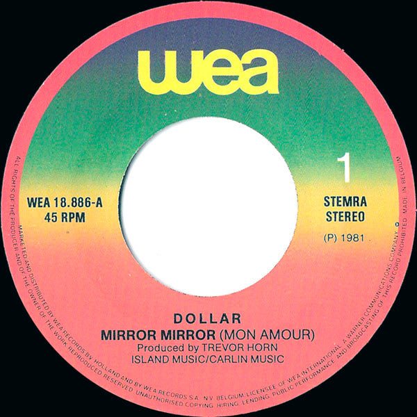 Dollar : Mirror Mirror (7", Single)