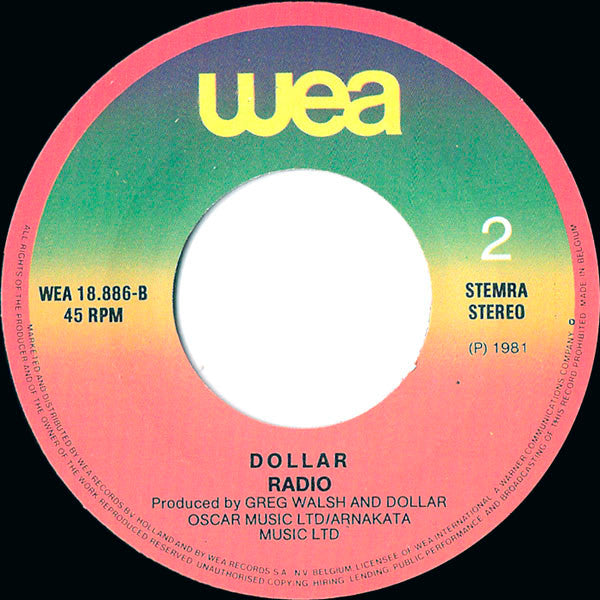 Dollar : Mirror Mirror (7", Single)